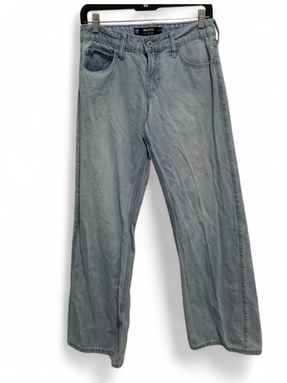 Hollister Low Rise Baggy Light Wash Jeans